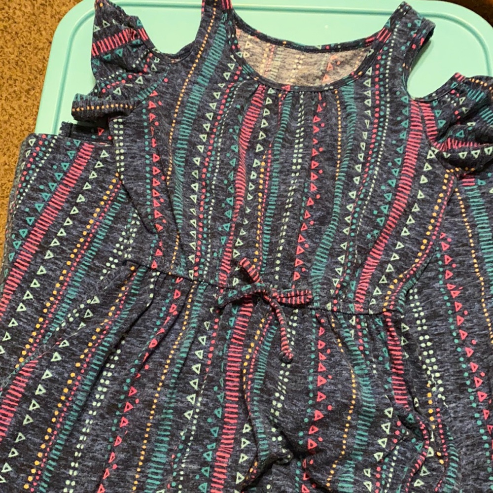 Cold shoulder long dress